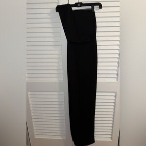 PrettyLittleThing Black Ribbed Top